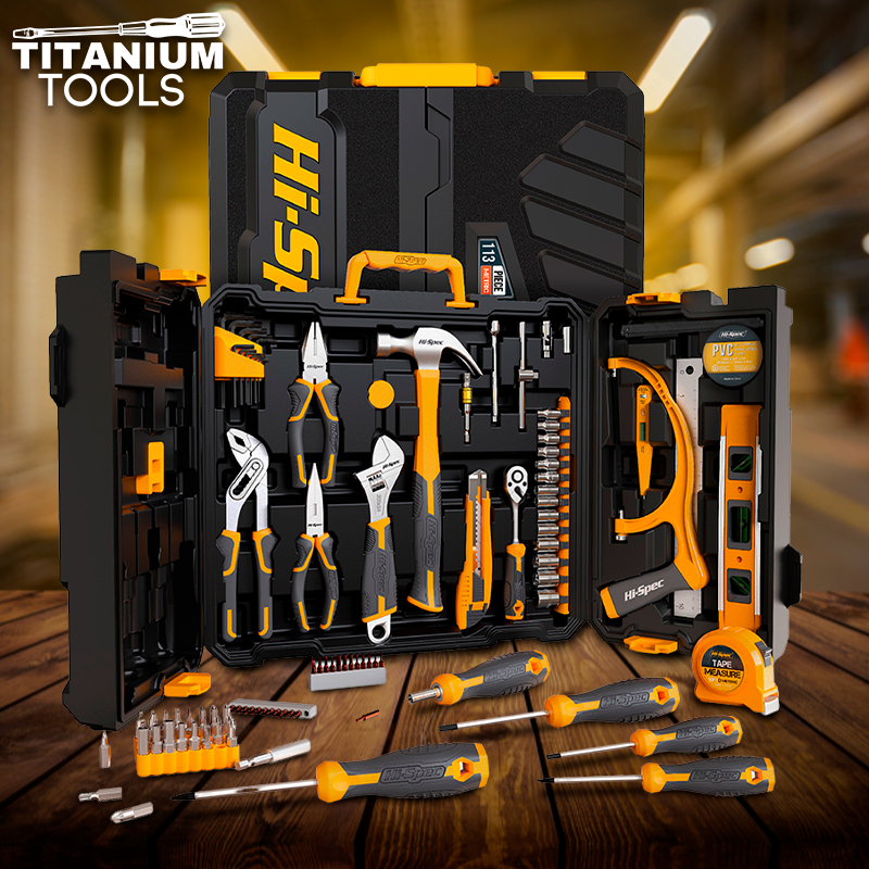 Kit Maleta com 200 Ferramentas em Aço-Cromo - TitaniumTools - Adorei Magazine